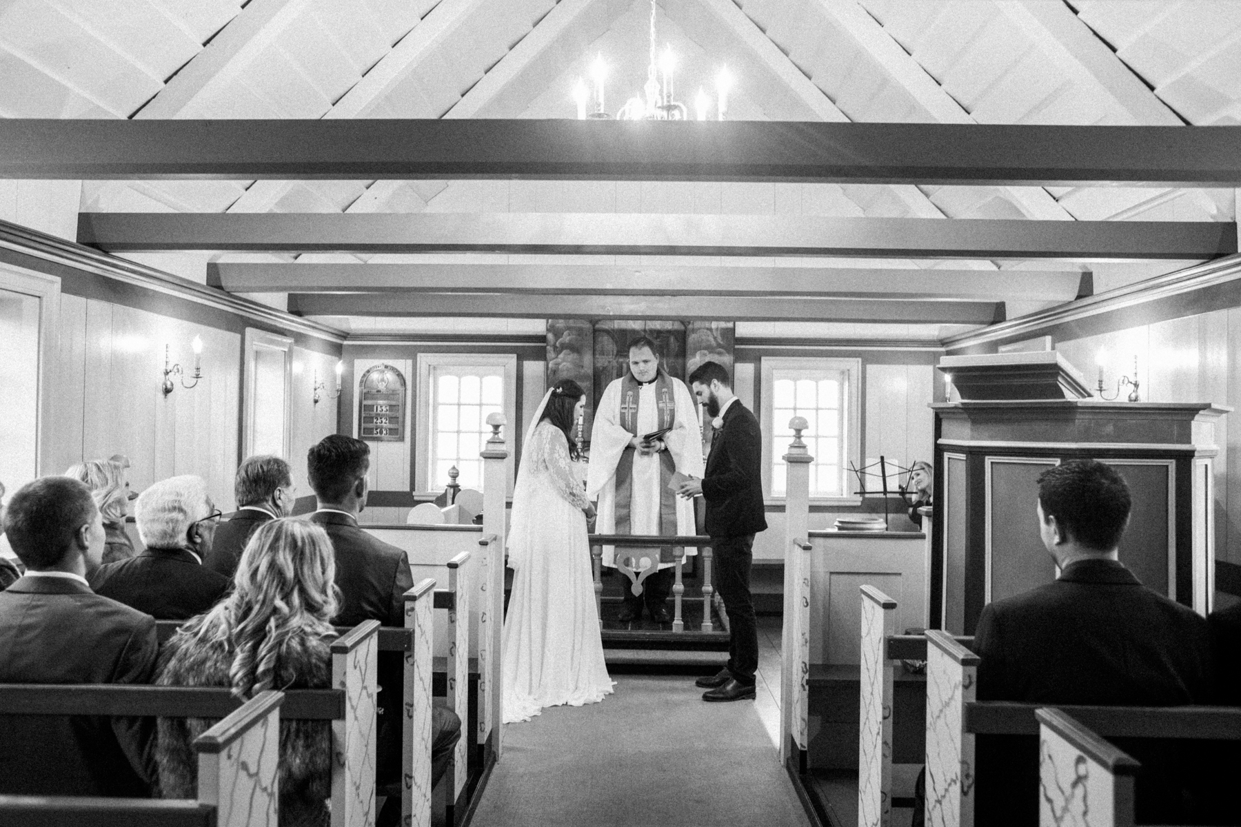 intimate Iceland Wedding At Hotel Budir & the Black Church