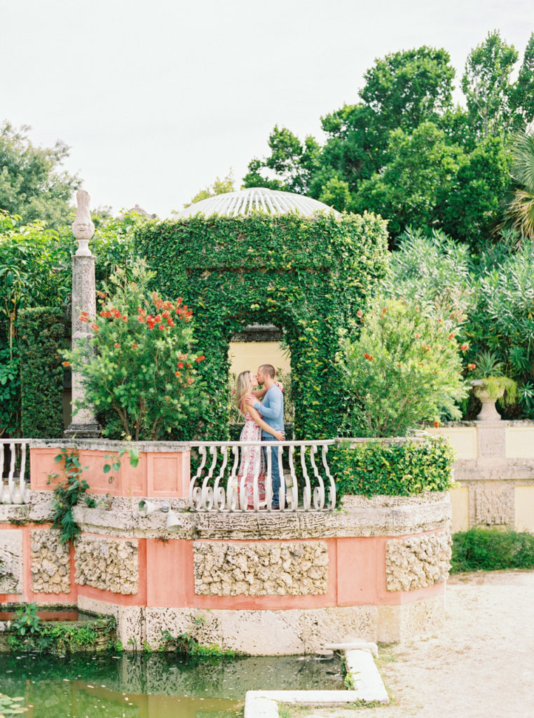 Vizcaya Museum and Gardens Wedding Engagement Fine Art Film Miami Florida Wedding Photographer Kati Rosado
