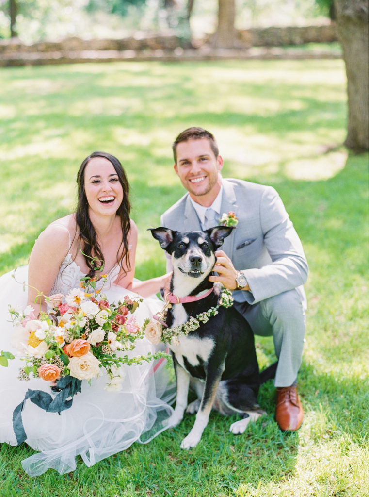 dogs at weddings ring bearer flower girl