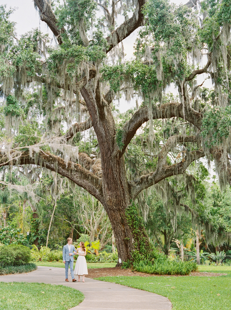 Leu Gardens Orlando Winter Park Florida Fine Art Film Engagement and Wedding Photographer Kati Rosado