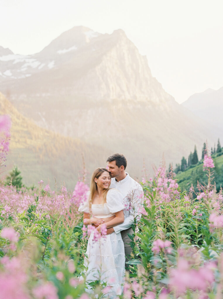 Glacier National Park Engagement Photos, Going to the Sun Road, Montana Wedding Photographer