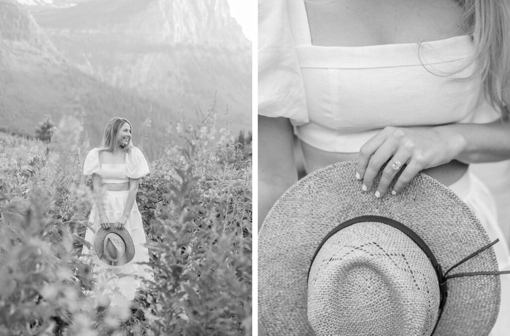 Glacier National Park Engagement Photos, Going to the Sun Road, Montana Wedding Photographer